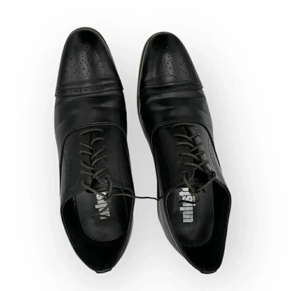Unlisted By Kenneth Cole Mens Cheer Lace Up B Oxford Shoes Black Size 10.5